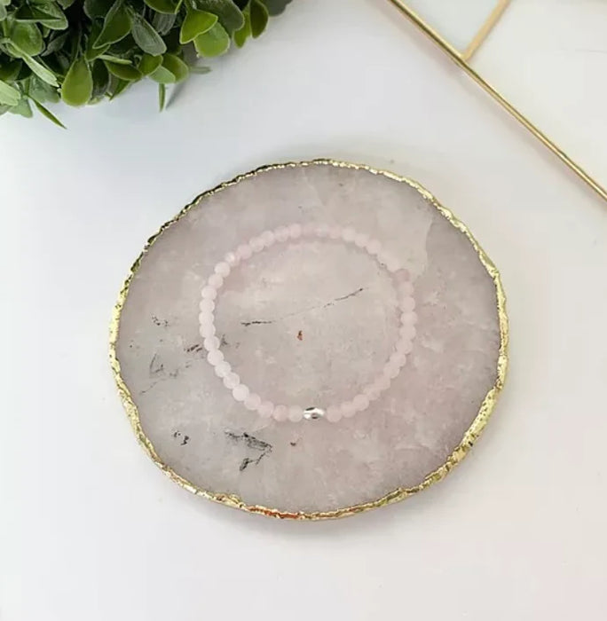 MalaBliss - Mini Rose Quartz, 7"