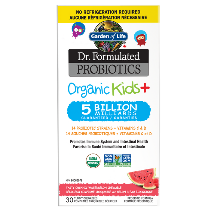 Garden of Life - Organic Kids+ 5B Watermelon SS, 30 Chewables