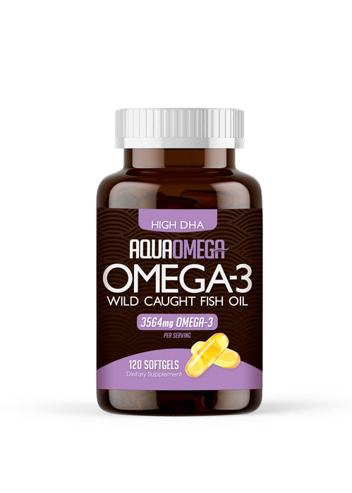 AquaOmega - High DHA Omega-3, 120SG
