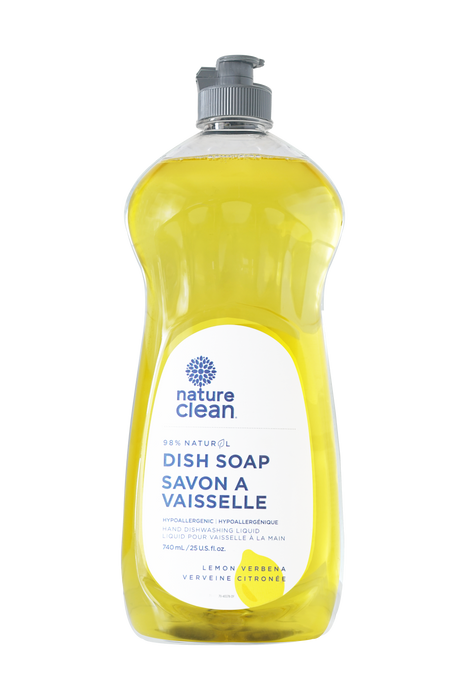 Nature Clean - Dish Liquid - Lemon Verbena, 740 mL