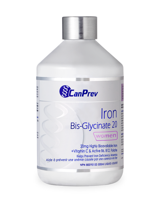 CanPrev - Iron Bis-Glycinate 20 - Liquid, 500ml