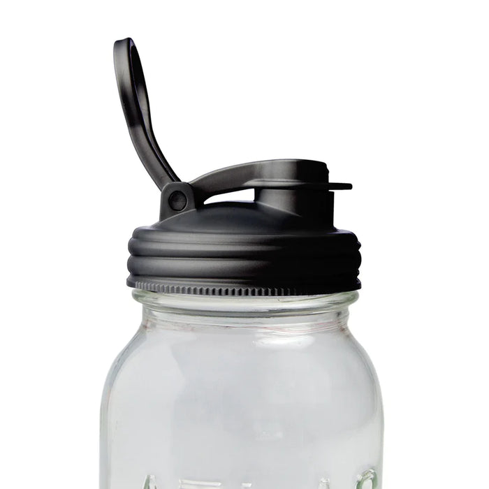 reCAP - Mason Jar Pour Cap Black, EACH