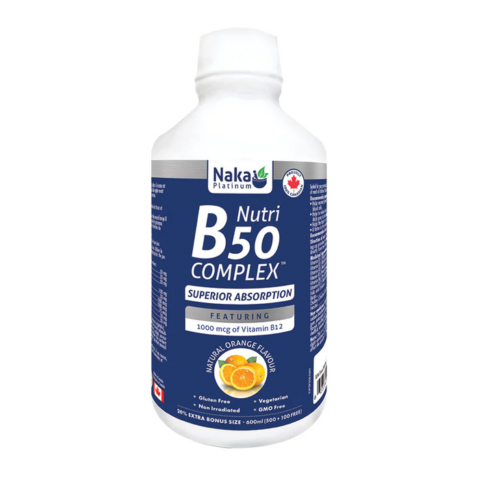 Naka Platinum - Nutra B50 Complex, 600ml