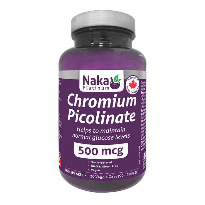 Naka Platinum - Chromium Picolinate, 120 VCAPS