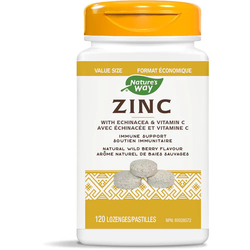 Nature's Way - Zinc Lozenges, 120 Count