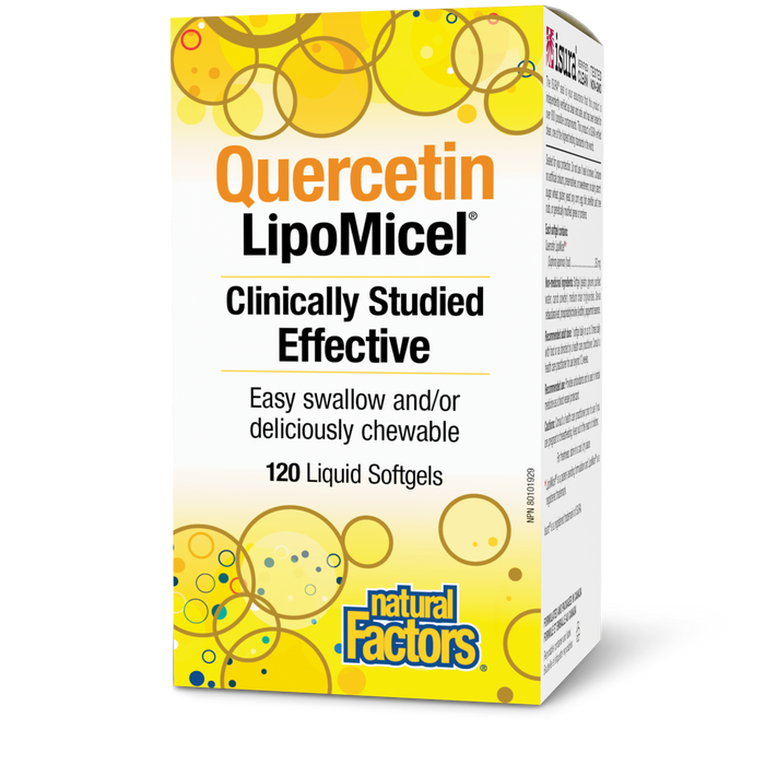 Natural Factors - Lipomicel Quercetin 250g, 120 SG
