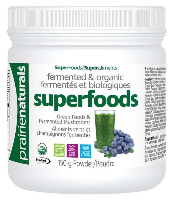 Prairie Naturals - Fermented Organic Superfoods, 150g