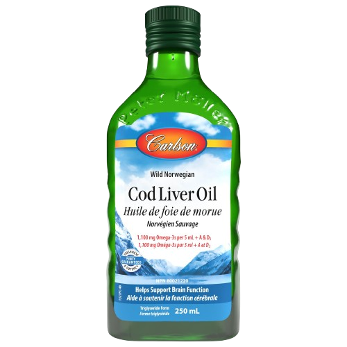 Carlson - Norwegian Cod Liver Oil Unflavoured, 250 mL