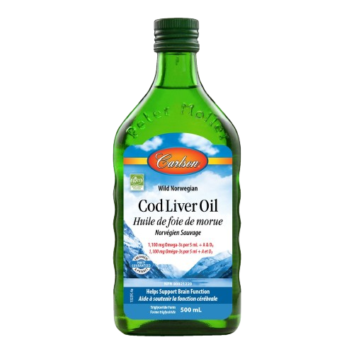 Carlson - Cod Liver Oil - Unflavoured, 500 mL
