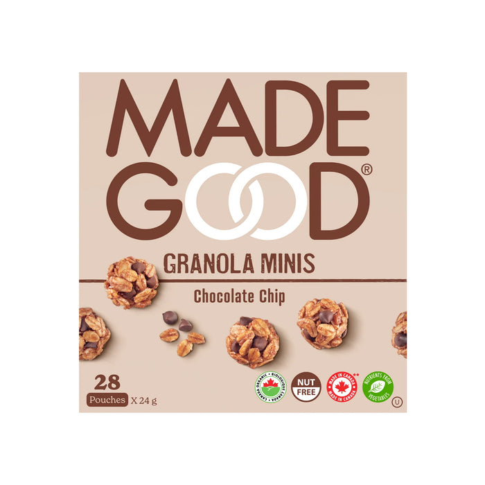 Made Good - Granola Mini - Chocolate Chip, 5x24 g