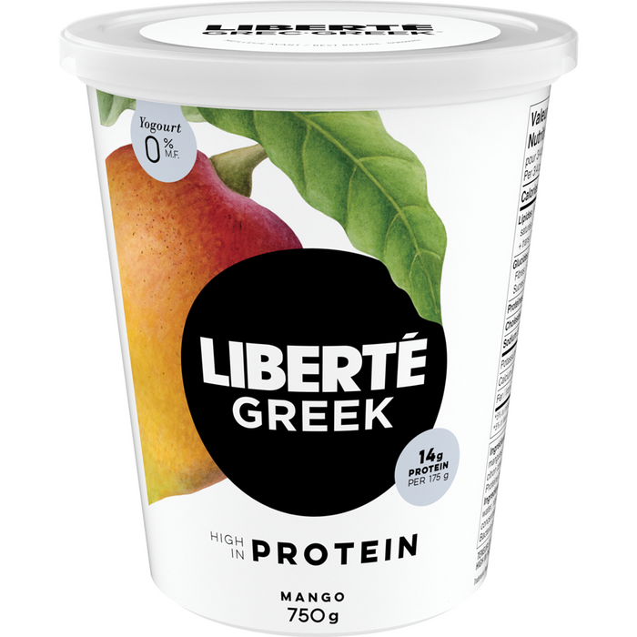 Liberte - Greek Yogurt - Mango Protein, 750 g