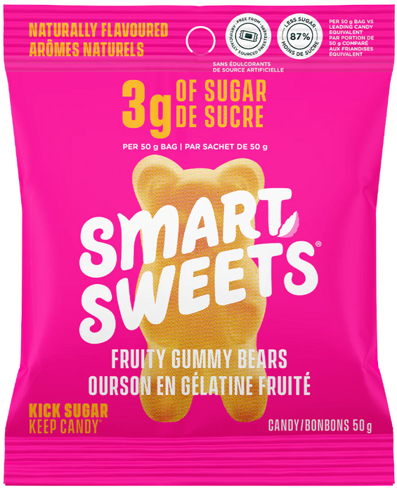 Smart Sweets - Fruity Gummy Bears, 50 g