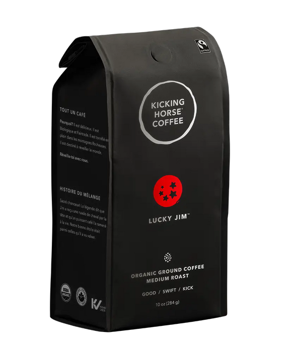Kicking Horse Coffee - Lucky Jim - Ground Coffee, 284 g