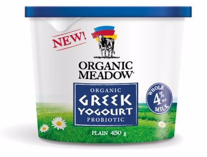 Organic Meadow - 4% Greek Yogurt Plain, 450 g