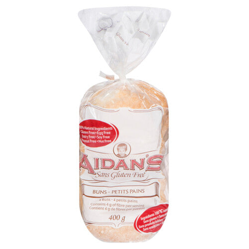 Aiden's Gluten Free - Gf White Buns, 400 g