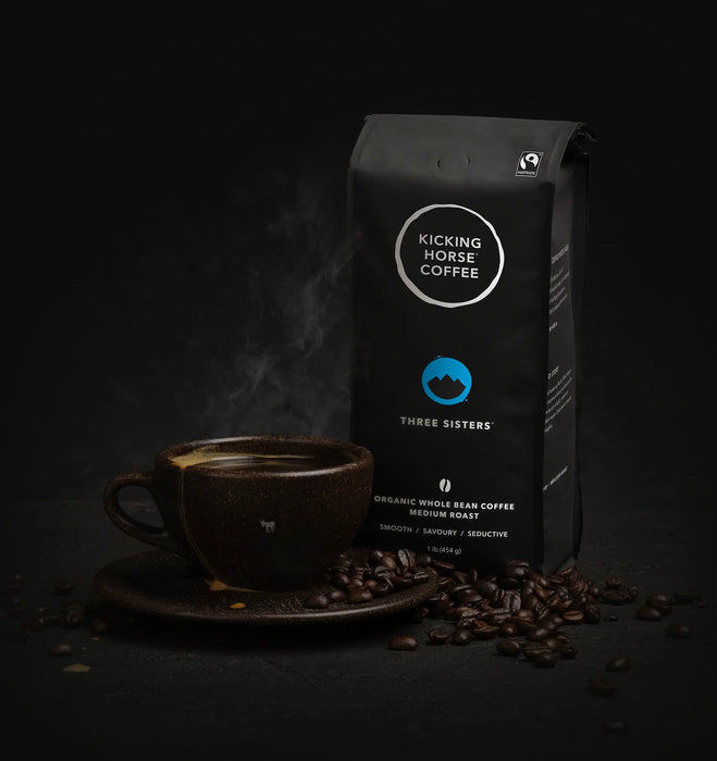 Kicking Horse Coffee - Three Sisters Whole Bean Coffee, 454 g