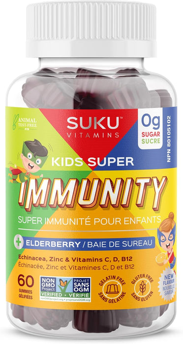 SUKU Vitamins - Kids Super Immunity, 60 Gummies