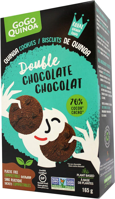 Gogo Quinoa - Quinoa Cookies Double Chocolate, 165 g