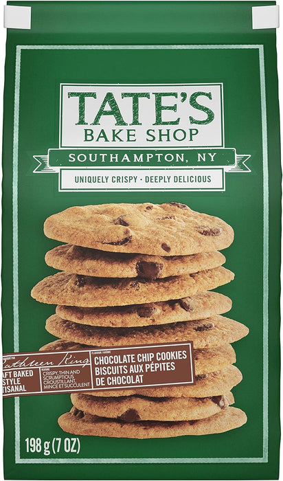 Tates Bake Shop - Cookies - Chocolate Chip, 198 g