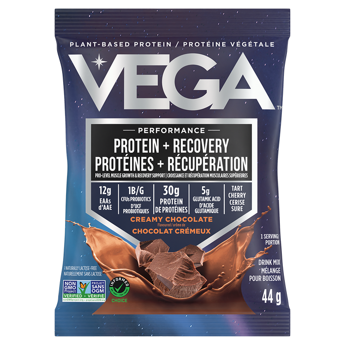 Vega - Protein + Recovery - Chocolate, 44 g