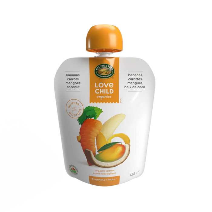 Love Child - Superblends Banana Carrot Mango Coconut, 128 mL