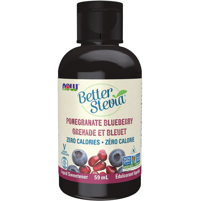 NOW - Stevia Liquid Extract Pomegranate & Blueberry, 60 mL