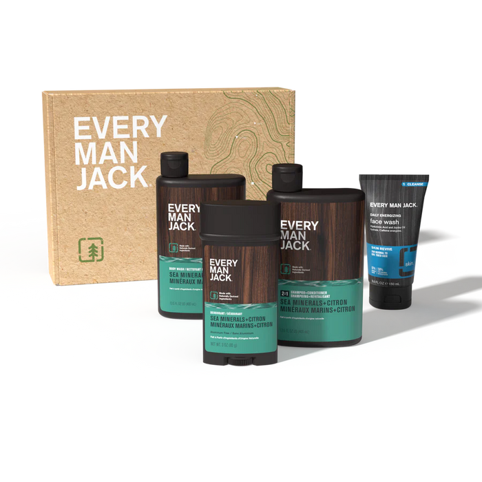 Every Man Jack - Men's Gift Set - Sea Salt, Each