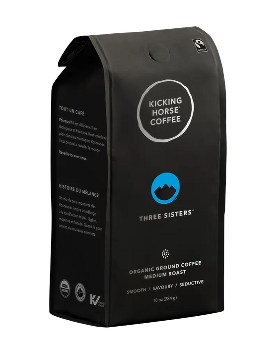 Kicking Horse Coffee - Three Sisters - Medium Ground Coffee, 284 g