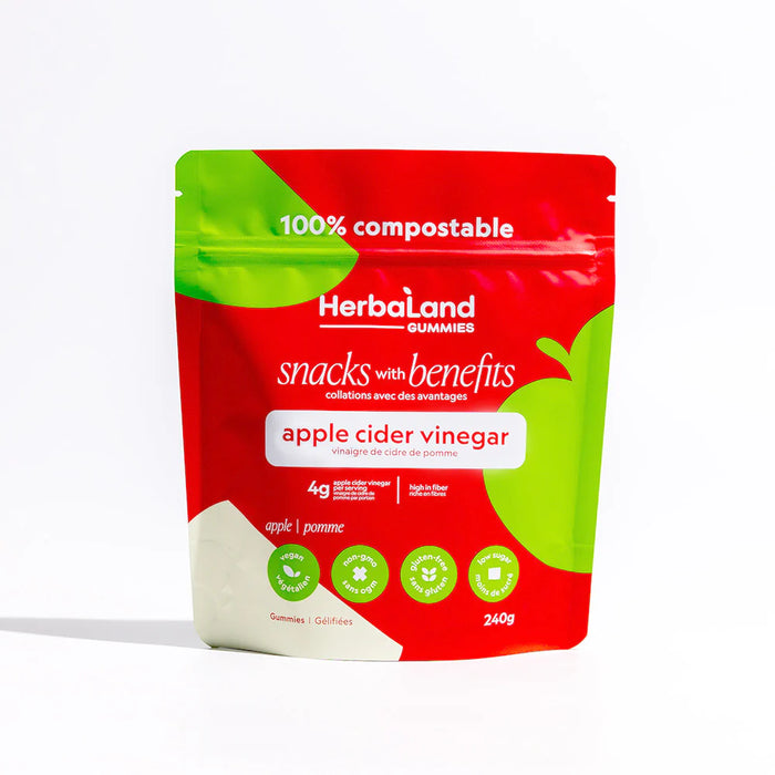 Herbaland - Gummies - Apple Cider Vinegar, 240 g