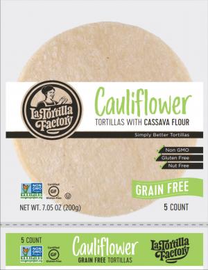La Tortilla Factory - Cauliflower Tortilla, 200 g