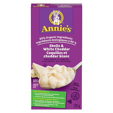 Annie's - Mac & Cheese - Shells & White Cheddar, 170 g