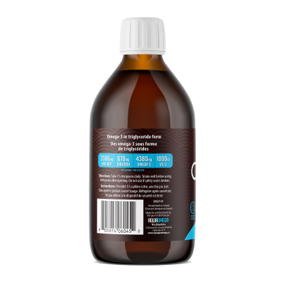 AquaOmega - High EPA Omega-3, Orange Flavour, 450ml