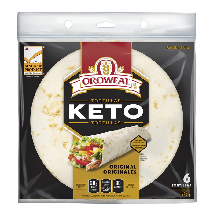 Oroweat - Oroweat Keto Tortillas, 246 g