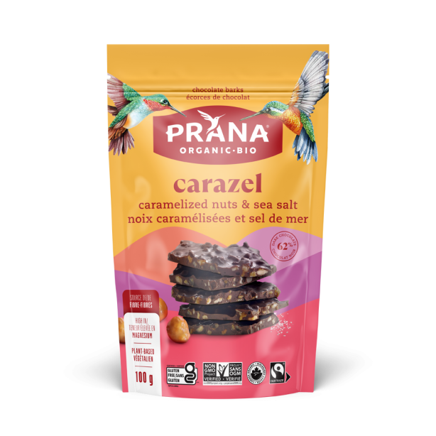 Prana - Carazel Bark With Caramel Almond, 100 g