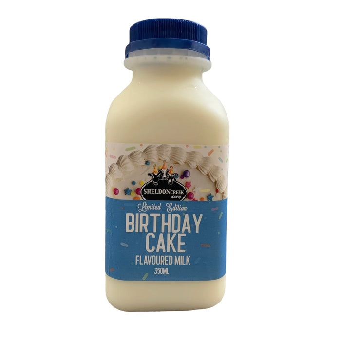 Sheldon Creek - Milk - Birthday Cake, 350 mL