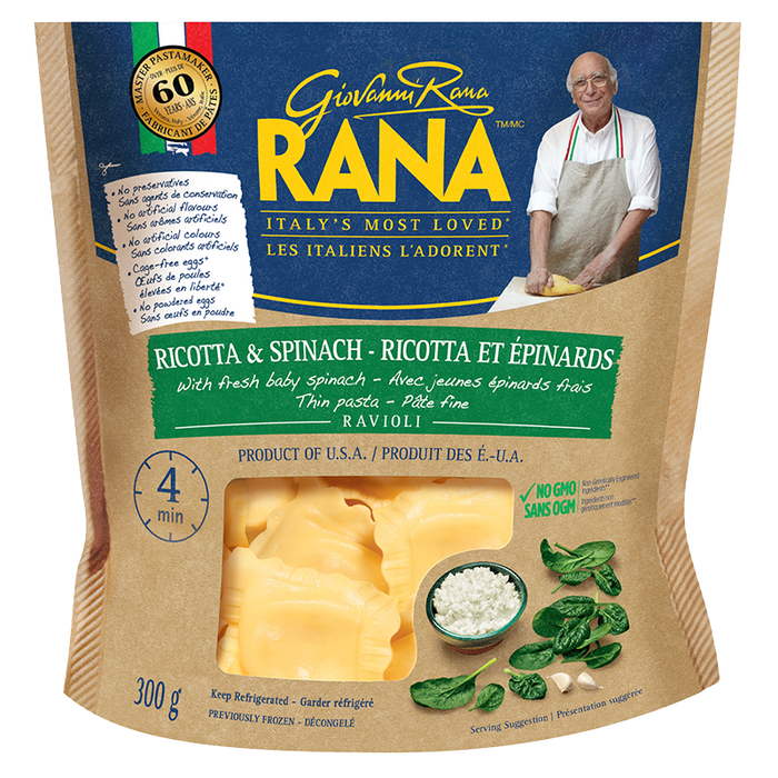 Rana - Ricotta & Spinach Ravioli, 300 g