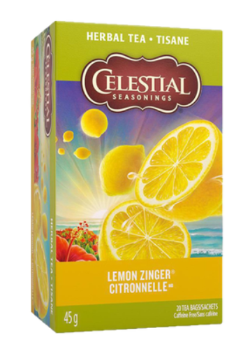 Celestial Seasonings - Herbal Tea Lemon Zinger, 20 Count