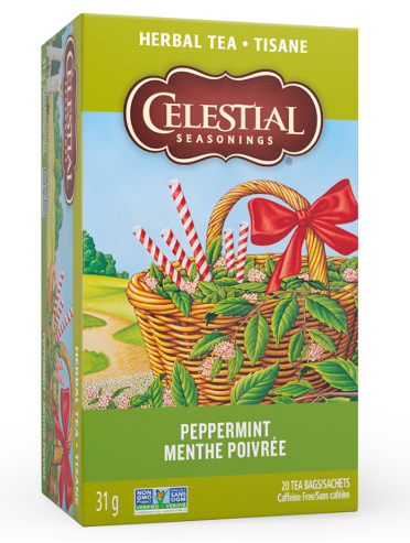 Celestial Seasonings - Herbal Tea Peppermint, 20 Count