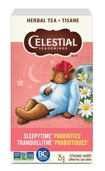 Celestial Seasonings - Herbal Tea Sleepytime Probiotic, 18 Count