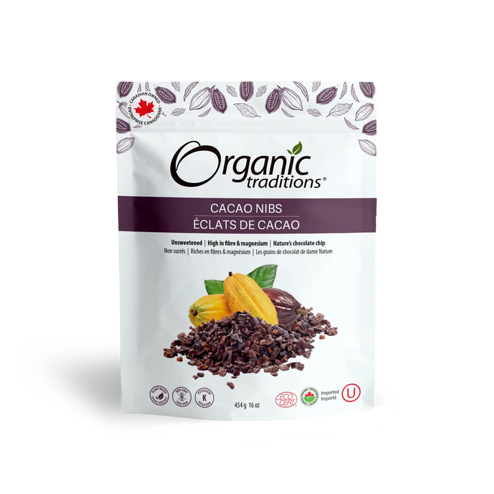 Organic Traditions - Cacao Nibs, 454 g