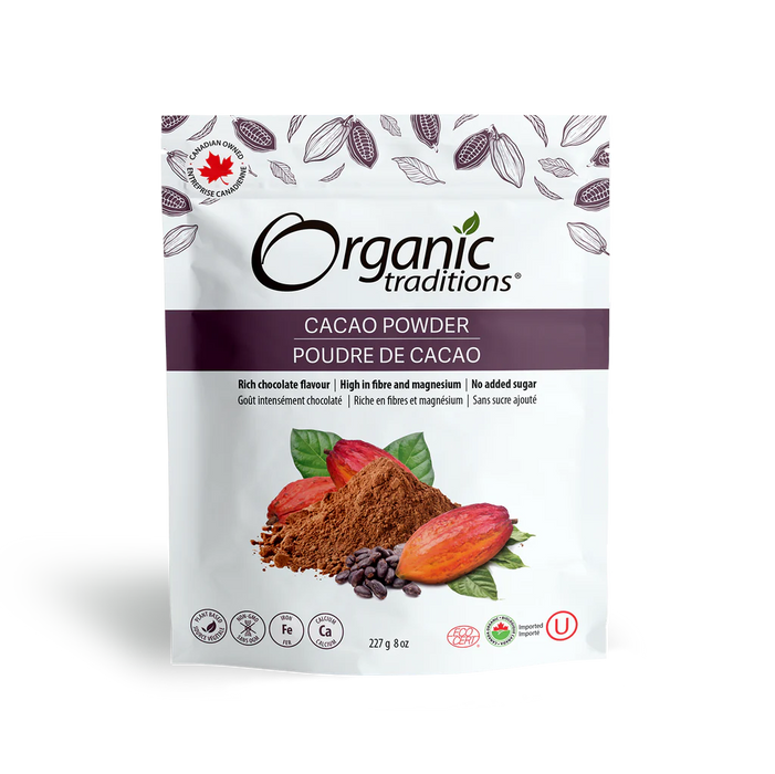 Organic Traditions - Cacao Powder, 227 g