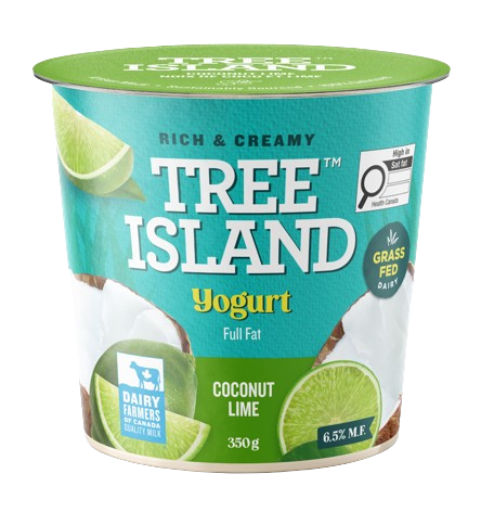 Tree Island Yogurt - Coconut Lime, 350 g