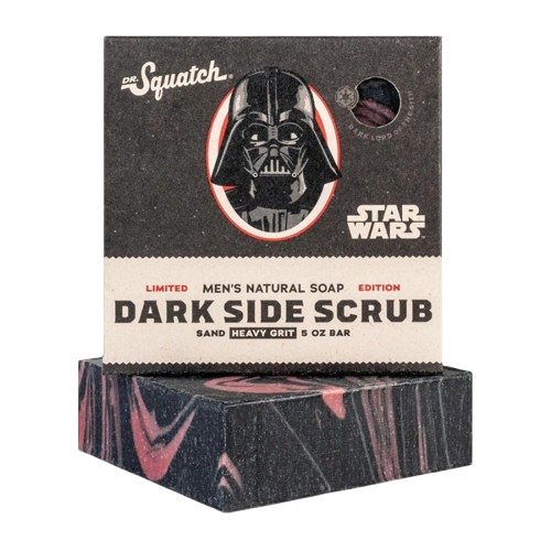 Dr. Squatch - Dark Side Scrub Soap, 141 g