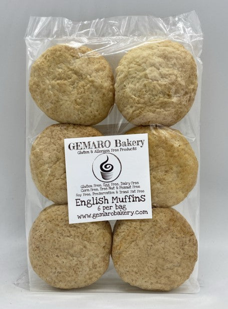Gemaro Bakery - Gluten-Free English Muffins, 6 pack