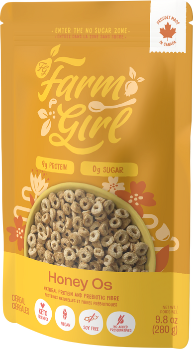 Farm Girl - Honey O's Cereal, 280 g