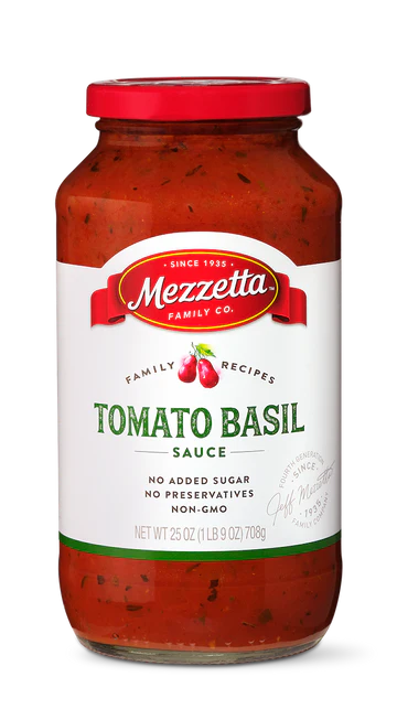 Mezzetta - Pasta Sauce - Tomato Basil, 709 mL