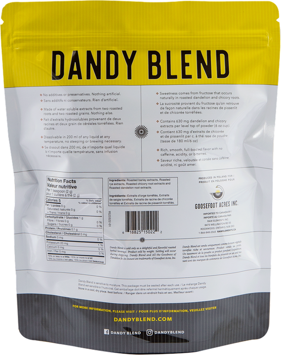 Dandy Blend - Instant Herbal Beverage - Dandelion, 400 g