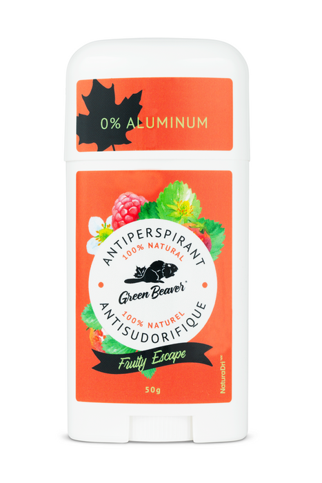 Green Beaver - Antiperspirant - Fruity Escape, 50 g