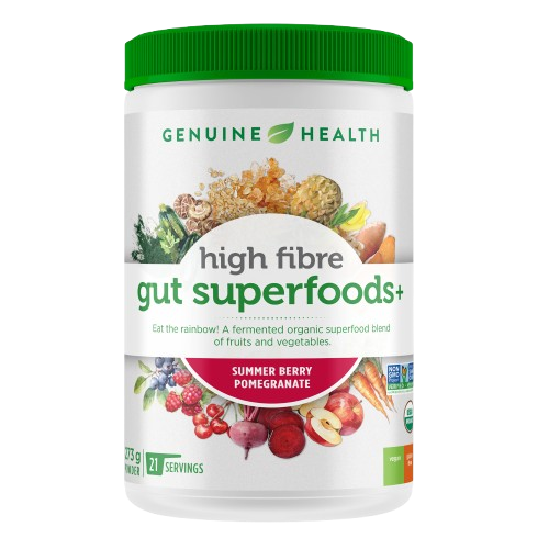 Genuine Health - High Fibre Gut Superfoods+ Summer Berry Pomegranate, 273g