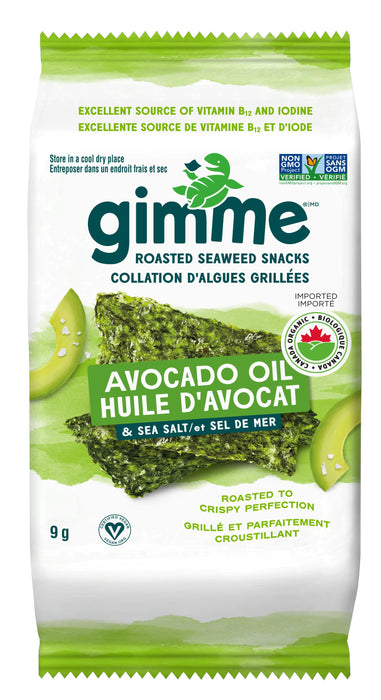 Gimme - Roasted Seaweed - Sea Salt & Avocado Oil, 9 g